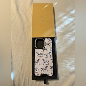 Burga iPhone 15 Pro Max phone case - Derby Race (horse print)